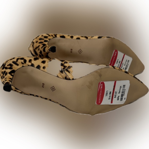 Halogen Ashlee Leopard Print Booties (Genuine Calf Hair)-Size 8 - Picture 6 of 10